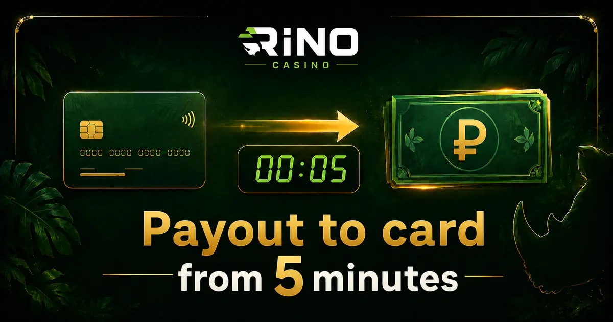 Illustration of winnings payout to a card with a timer from five minutes